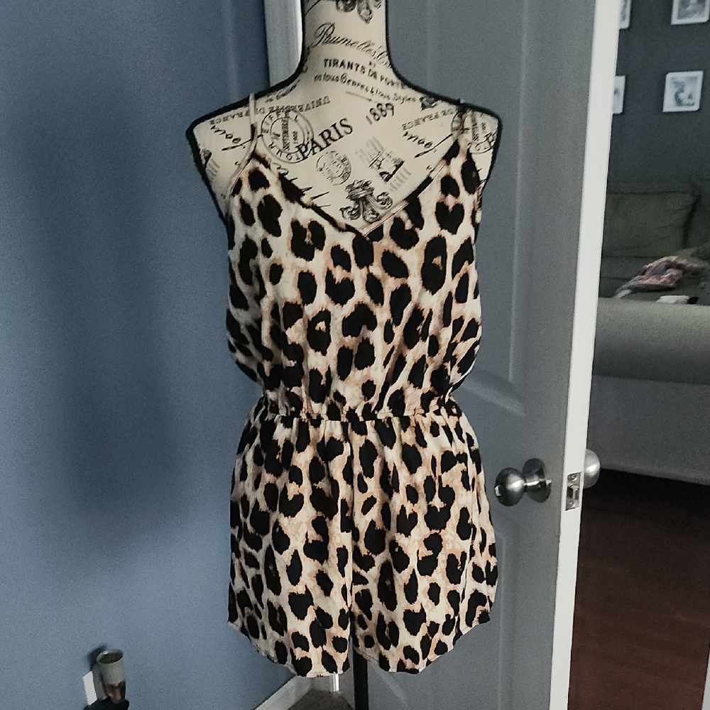 SHEIN Leopard Print Jumpsuit